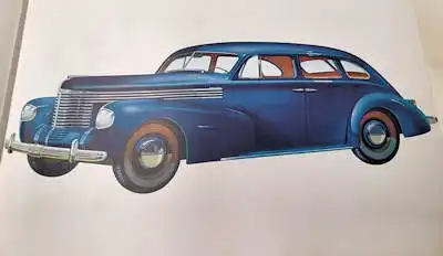 Opel Kapitän internes Prospekt ca. 1939