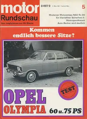 Motor Rundschau 1968 Heft 5