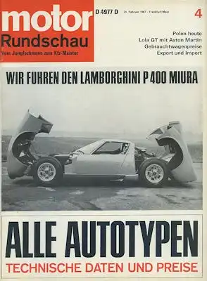 Motor Rundschau 1967 Heft 4