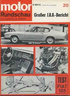 Motor Rundschau 1967 Heft 20