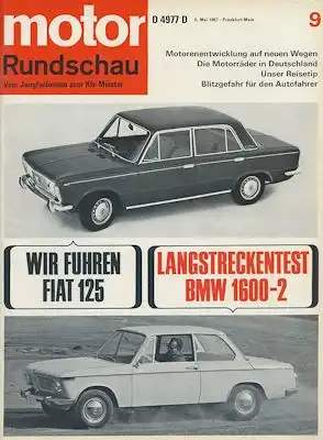 Motor Rundschau 1967 Heft 9