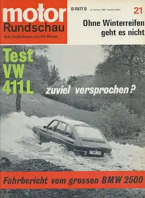 Motor Rundschau 1968 Heft 21