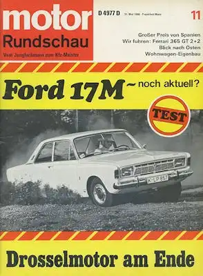 Motor Rundschau 1968 Heft 11
