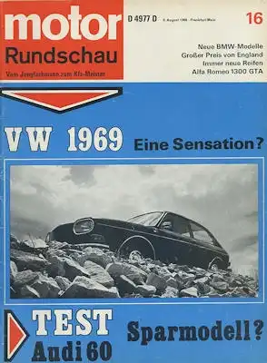 Motor Rundschau 1968 Heft 16