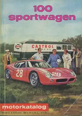 Motorkatalog 100 Sportwagen Band 13 1963