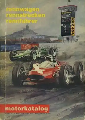 Motorkatalog Rennwagen und -strecken Band 9 1963