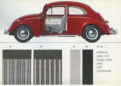 VW 1200 Farben 1.1964