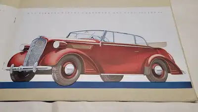 Opel Super 6 Prospekt 1937/38