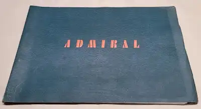 Opel Admiral Prospekt ca. 1937