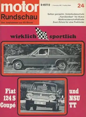 Motor Rundschau 1967 Heft 24