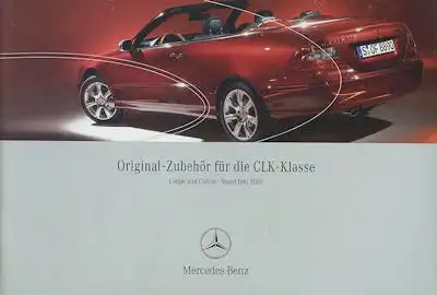 Mercedes-Benz CLK Coupé / Cabriolet Zubehör Prospekt 6.2005