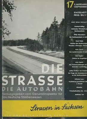 Die Strasse (die Autobahn) 1936 Heft 17