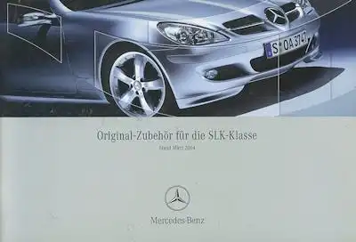 Mercedes-Benz SLK Zubehör Prospekt 3.2004