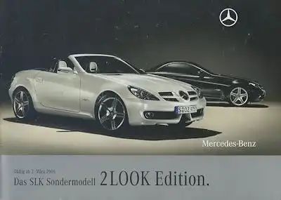 Mercedes-Benz SLK 2 Look Edition Prospekt 3.2009