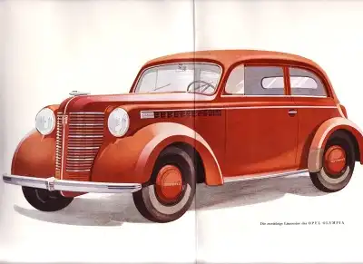 Opel Olympia Prospekt 1930er Jahre