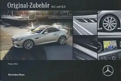 Mercedes-Benz SLK / SLC Zubehör Prospekt 4.2016