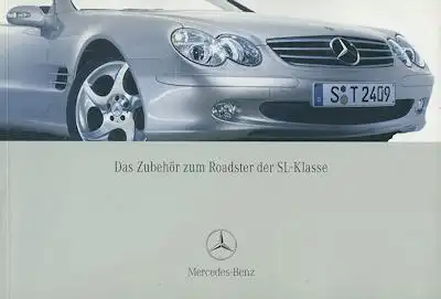 Mercedes-Benz SL Zubehör Prospekt 8.2001