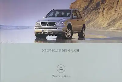 Mercedes-Benz M-Klasse Prospekt 5.2001