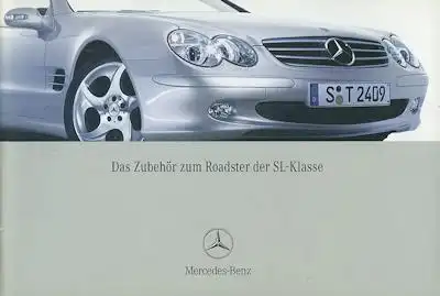 Mercedes-Benz SL Zubehör Prospekt 7.2003