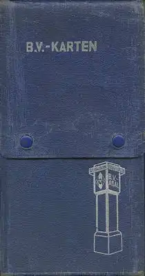 B.V. Kartenbox inkl. 14 Karten ca. 1938/39