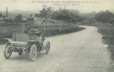 Ansichtskarte Circuit de Picardie / Grand Prix de l`ACF 1913