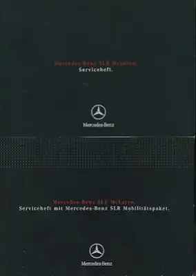 Mercedes-Benz SLR McLaren Bedienungsanleitung 12.2003