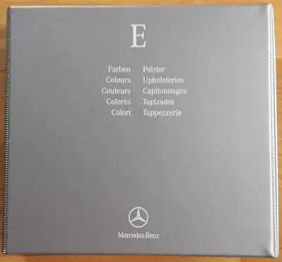 Mercedes-Benz E Klasse Farben und Polster Musterordner 1.2002