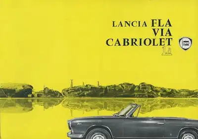 Lancia Flavia 1,8 Cabriolet Prospekt 1.1965