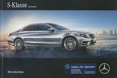 Mercedes-Benz S-Klasse Prospekt 12.2015