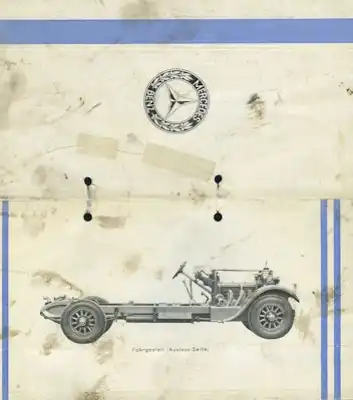 Mercedes-Benz Modell K Prospekt 1920er Jahre