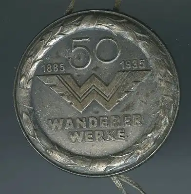 Plakette 50 Jahre Wanderer Werke 1935