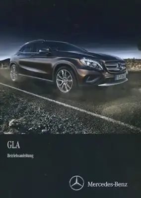 Mercedes Benz GLA Bedienungsanleitung 2016