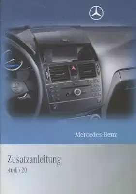 Mercedes Benz Audio 20 Zusatz-Bedienungsanleitung 2009