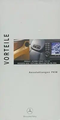 Mercedes Benz Pkw Vorteile Ausstattung 8.2004