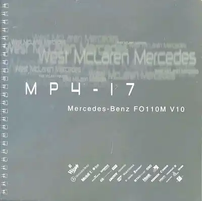 Mercedes-Benz MP4-17 Formel 1 Pressemappe 2002