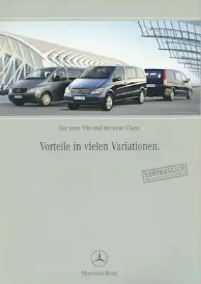 Mercedes-Benz Vito + Viano Interne Mappe 2003