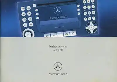 Mercedes Benz Audio 50 Bedienungsanleitung 2006