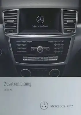 Mercedes Benz Audio 20 Zusatz-Bedienungsanleitung 2013
