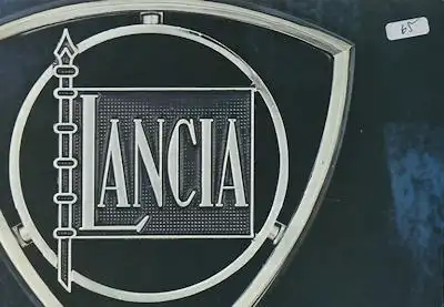 Lancia Programm ca. 1965