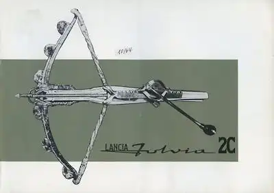 Lancia Fulvia 2C Prospekt 10.1964