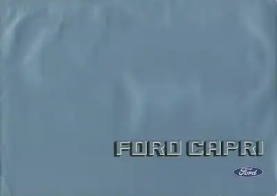 Ford Capri III Prospekt 10.1980
