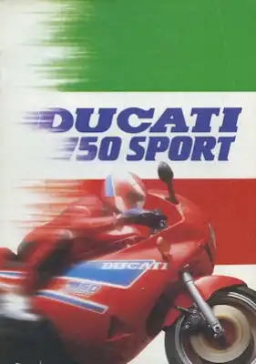 Ducati 750 Sport Prospekt 1990er Jahre