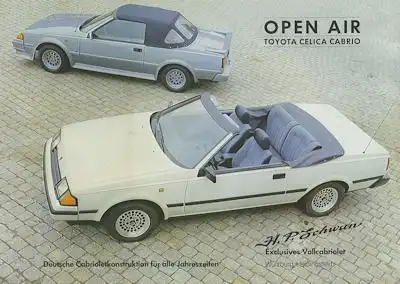 Toyota / Schwan Celica Cabriolet Prospekt ca. 1985