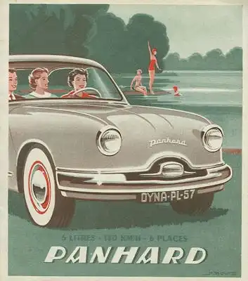 Panhard Dyna 57 Prospekt 1957