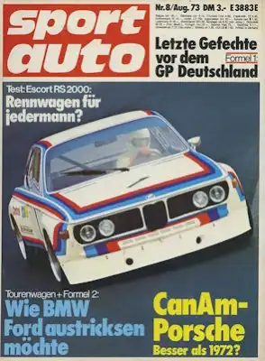 Sport Auto 1973 Heft 8