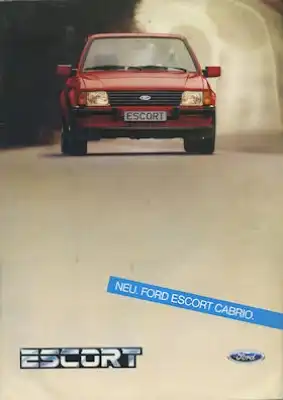 Ford Escort Prospekt 8.1982