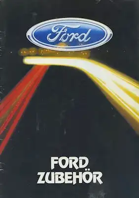 Ford Zubehör Prospekt 10.1983