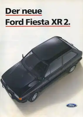 Ford Fiesta XR 2 Prospekt 12.1983