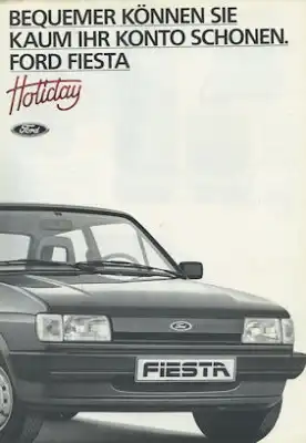 Ford Fiesta Holiday Prospekt 1.1985