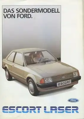 Ford Escort Laser Prospekt 1.1984